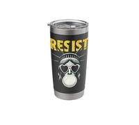 Resist Statue Liberty Bubblegum Equality Retro Edgy Protest Stainless Steel Insulated Tumbler