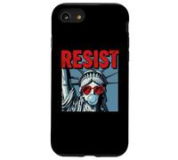 Resist Statue Liberty Bubblegum Protest Equality Case for iPhone SE (2020) / 7/8