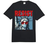 Resist Statue Liberty Bubblegum Protest Equality Comfort Colors Adult Heavyweight T-Shirt