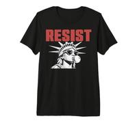 Resist Statue Liberty Bubblegum Protest Equality Men Women Premium T-Shirt