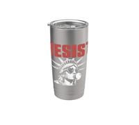 Resist Statue Liberty Bubblegum Protest Equality Men Women Stainless Steel Insulated Tumbler