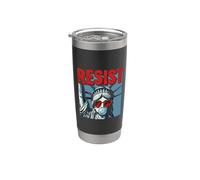 Resist Statue Liberty Bubblegum Protest Equality Stainless Steel Insulated Tumbler