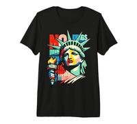 Resist Statue Liberty Cat Equality Retro Edgy Subtle Protest Premium T-Shirt