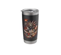 Resist Statue Liberty Cat Equality Retro Edgy Subtle Protest Stainless Steel Insulated Tumbler