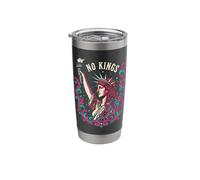 Resist Statue Liberty Cat Equality Retro Edgy Subtle Protest Stainless Steel Insulated Tumbler