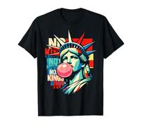 Resist Statue Liberty Cat Equality Retro Edgy Subtle Protest T-Shirt