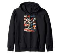 Resist Statue Liberty Cat Equality Retro Edgy Subtle Protest Zip Hoodie