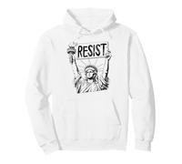 Resist Statue of Liberty Activist Political Protest Pullover Hoodie