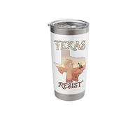 Resist Texas Political Protest Stainless Steel Insulated Tumbler