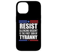 Resist Tyranny No King Pro Democracy Dies Silence I Dissent Case for iPhone 14
