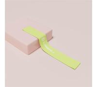 Resistance Band 5-Piece Latex Set, 10-40LB Exercise Band for Glute & Leg Toning, Yoga Fitness Band with Multiple Color Options(600X50X0.6mm Yellow)