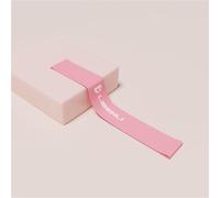 Resistance Band 5-Piece Latex Set, 10-40LB Exercise Band for Glute & Leg Toning, Yoga Fitness Band with Multiple Color Options(600X5X00.45mm Pink)