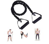 Resistance Band Belt Fitness Stretch Workout Bands Kit with Comfortable Foam Handles Exercise Strength Training Band Explosive Power Training Resistance Rope for Men Women, Home Gym Fitness Slim