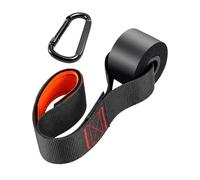 Resistance Band Door Mount - Nylon, Heavy Duty Attachment With Carabiner, Durable | Indoor Exercise Bands, Fitness Door Strap For Men Women Teens Travelers Home Gym Workout Hotel Room