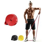 Resistance Band, Durable Natural Latex Exercise Band 15-35lbs for Men & Women, Stretch Band For Exercise Suited to Home Gym Toning, Fat Loss and Daily Full Body Fitness