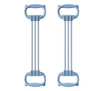 Resistance Band Puller, 2 Pcs 6 Levels Adjustable TPR Elasticity band W/Non-Slip Cat Ear Handle for Home Fitness Training