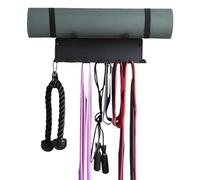 Resistance Band Rack - Training Equipment Storage | Wall Mounted Heavy Duty Organiser Space Saving Holder Versatile for Training Home Gym Yoga Workout