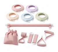 Resistance Band Set Full Body Workout | TPE Rubber, , Foam, Full Body Fitness, , Multi-Functional, Teenagers, Metal, For Physical Therapy, For