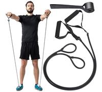 Resistance Band Set,Pull Up Exercise Bands Door Anchors Compatible with Billy's Bootcamp Tae Bo,Weight Loss,Strength Home Workouts Training,Physical Therapy,Yoga,Pilates (Black)