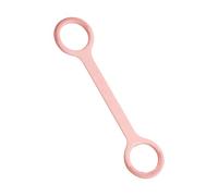Resistance Band - Silicone 12.6in 15lb Workout Rope | Elastic Exercise Band With Anti Slip Handles, Full Body Strength Training, Yoga Stretching Tool | Home Gym Pilates Arm Shoulder Back Fitness