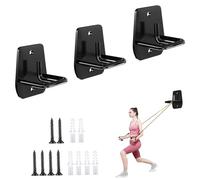 Resistance Band Wall Anchor, 3PCS Heavy Duty Battle Rope Anchor for Strength Trainer, Yoga Swings, Stretching, HammocksWall