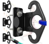 Resistance Band Wall Anchors, Wall Mounted Modular Hooking Platform, Workout Wall Mount Anchor, Training Anchor Mounted Hook Exercise Station for Home Gym Workouts,Yoga,Fitness,Strength Training,Black