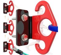 Resistance Band Wall Anchors,Workout Wall Mount Anchor,Band Wall Mounts Gym Anchor,Band Hooks, Space-Saving Wall-Mounted Clip for Home Gym Workouts,for Strength Training,Fitness,Physical Therapy