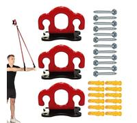 Resistance Band Wall Hook, Resistance Band Wall Hook | Ceiling Mounted Hook for Training - Set of 3 Ceiling Fixing Holder for Bodyweight Bands, Fitness Accessories