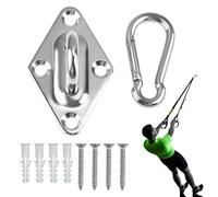 Resistance Band Wall Mount, Exercise Anchors Hooks for Wall, Space Saving Workout Resistance Bands for Beginners, Athletes, Fitness Enthusiasts, Home Gym, Suspension Trainer, Stretching