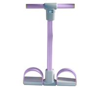 Resistance Band with Foot Pedal - 6 Tubes Pedal Trainer for Workout | Strength Training Expander Muscle Training, Elastic Tension Rope Home Fitness, Abdominal Muscle Training, Yoga Accessories