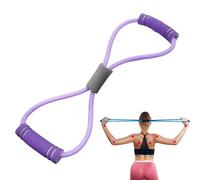 Resistance Band with Handles,Arm Figure 8 Resistance Band,Yoga Gym Fitness Pulling Rope,8 Word Elastic for Arm And Shoulder Stretch,Stretching Bands,Elastic Exercise Bands,Pilates Kit for Women