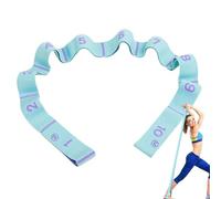 Resistance Bands - 10 Loops Stretch Bands Elastic Yoga Stretching Bands | Exercise Bands Suitable for Yoga, Pilates, Training, Physical Therapy, Pull Ups with Support and Strength Training