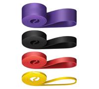 Resistance Bands- 130g Muscle Training Elastic Bands, 4 Pieces Portable Stretching Yoga Straps For Physical therapyy | Fitness Equipment For Muscle Training Pilates Gym Workout Seekers Hotel Outdoor