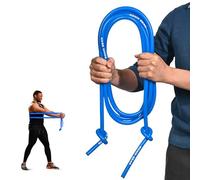 Resistance Bands - 16 Feet Long - 88 lbs Resistance - Blue - Strength Training Bands - Elastic Workout Bands - Wrestling Resistance Bands - Fitness & Home Workout Equipment - Resistance Training