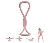 Resistance Bands, 2025 New Figure 8 Resistance Bands for Women Men, Fullbody Yoga Pulling Rope, Exercise Bands with Handles for Working Out,Arm,Chest Expander Strap (Pink, 25LB)