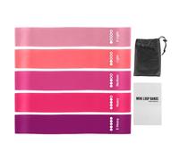 Resistance Bands - 5PC Exercise Band | Resistance Belt For Speed Training | Elastic Pilates Stretching Belts | Elastic Pilates Pull Equipment For Butt, Gym, Workout, Sports, Women, Men, Exercise, Yoga
