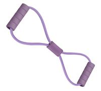 Resistance Bands - 8 Figure Exercise Elastic Band With Foam Handles | Non-Slip Strength Training Gear For Arms Chest Back Pilates Yoga Fitness Workout Gym Office Travel Home Use Full Body Exercise