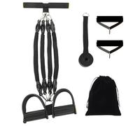 Resistance Bands Abdominal Trainer Training Device, Fitness Equipment for Home, Multifunctional Foot Pedal Resistance Band Abdominal Muscle Trainer, Sports Equipment Abdomen, Legs, Buttocks, Arms and