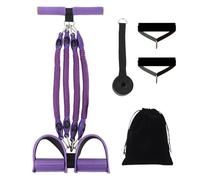 Resistance Bands Abdominal Trainer Training Device, Fitness Equipment for Home, Multifunctional Foot Pedal Resistance Band Abdominal Muscle Trainer, Sports Equipment Abdomen, Legs, Buttocks, Arms and