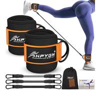 Resistance Bands, Ankle Bands for Working Out with Cuffs, Resistance Bands for Leg Butt Training Workout Equipment for Kickbacks Hip Gluteus Training Exercises, Exercise Bands with Cuffs