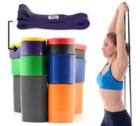 Resistance Bands By CKB LTD® SINGLE BAND For Assisted Pull Up Stretch Strong Latex Gym Elastic Calisthenics Gymnastics Loop Powerlifting Workout Ideal for Men and Women Fitness Exercises