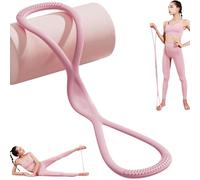 Resistance Bands, Exercise Bands, Resistance Bands with Handles for Glutes, Back, Fullbody Yoga Pulling Rope, Exercise Bands for Women Men (Pink 15p)
