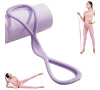Resistance Bands, Exercise Bands, Resistance Bands with Handles for Glutes, Back, Fullbody Yoga Pulling Rope, Exercise Bands for Women Men (Purple 25p)