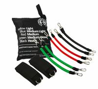 Resistance Bands Exercise Kinetic Leg Band Plyometrics Glute Workout Set by FH