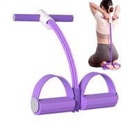 Resistance Bands for Exercise - Pedal Ankle Stretcher Rope with Handles | HD Digital Display Voice Broadcast Fitness Band for Stretching, Yoga, Pilates, Training | Home Gym Equipment