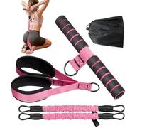 Resistance Bands for Feet with Handles | 60-30 lbs Adjustable Fitness Equipment for Workout, Resistance Bands for Women with Handle, Home Training, Pilates, Abs, Sleeving, Arms