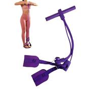 Resistance Bands for Legs Non Slip Men Women Portable Workout | Pedal Resistance Band With Handle for Full Body Core Muscle Physical Ab Fitness Home Dorm Travel