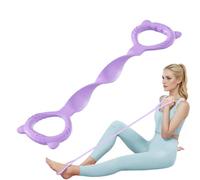 Resistance Bands for Physical Exercise, Figure 8 Resistance Strap with Ergonomic Handles - Expandable Silicone Tension Rope Chest Exercise Portable Arm Bodybuilding Men Women
