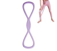 Resistance Bands for Women - Figure 8 Silicone Stretch Band Home Workout Equipment | Strength Training for Lower Body, Arms, Legs, Ankle, Chest, Back, Shoulders, Yoga, Pilates, Fitness Workouts