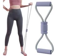 Resistance Bands for Working Out - Figure 8 Elastic Bands for Exercise with Handles,Portable Non-Slip Exercise Equipment for Muscle Building Stretching Arm Shoulder Back Chest